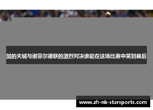 加的夫城与谢菲尔德联的激烈对决谁能在这场比赛中笑到最后